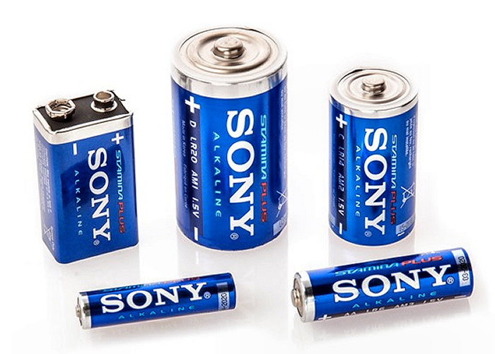 Alkaline batterier fra Sony
